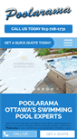 Mobile Screenshot of poolarama.ca